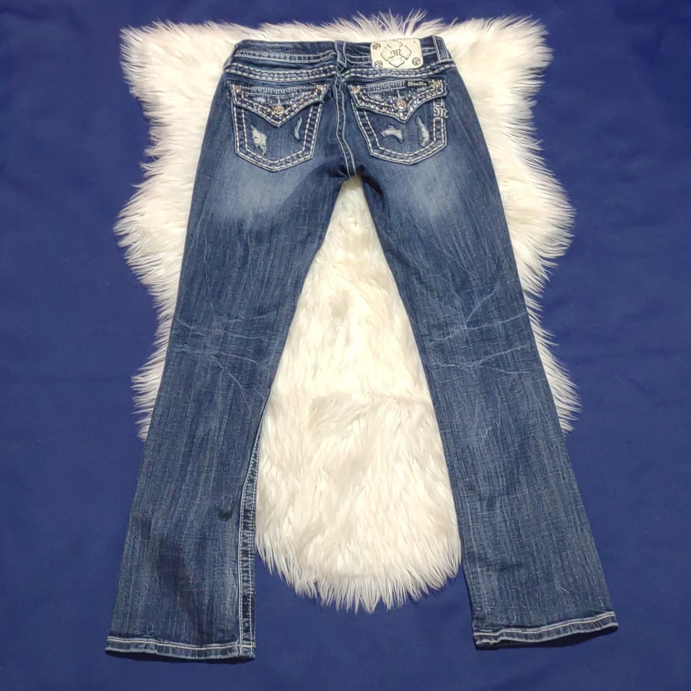 Miss Me Slim Bootcut Jeans size 26 - Picture 3 of 11